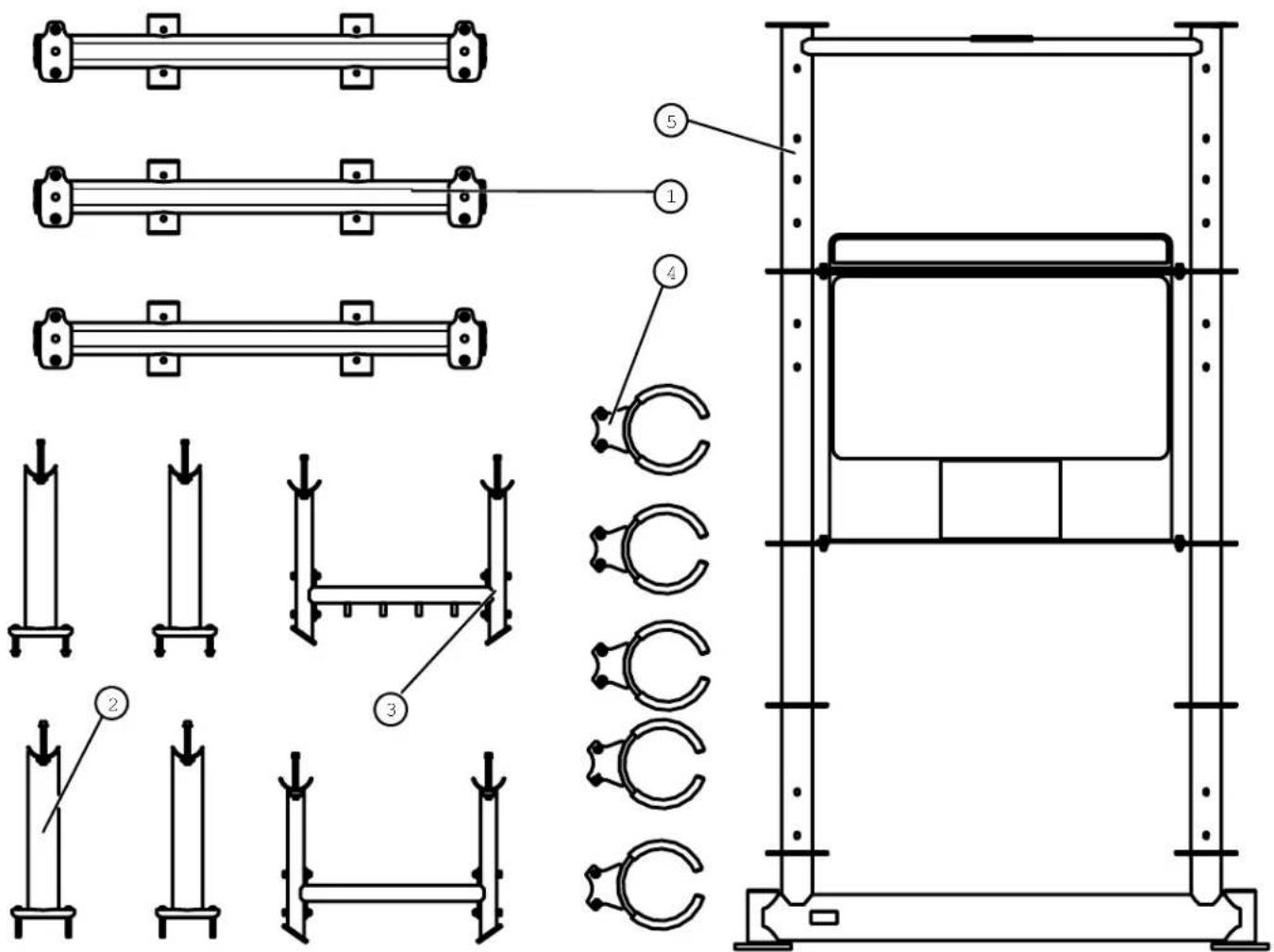 True XFT-400 - XFT-4MF Carton Contents - 1