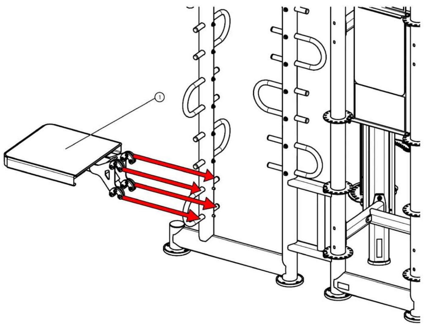 True XFT-400 - Step 29 (Step Platform): - 1