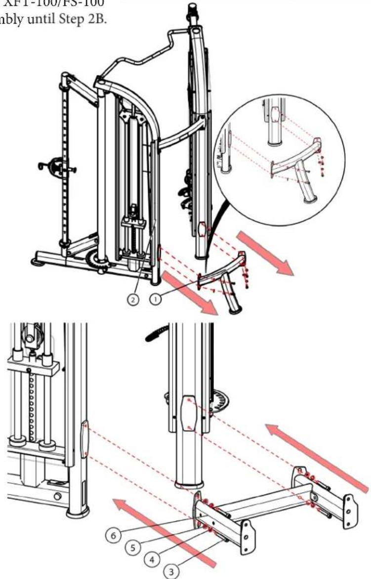 True XFT-400 - OPTIONAL ASSEMBLY STEPS: - 1