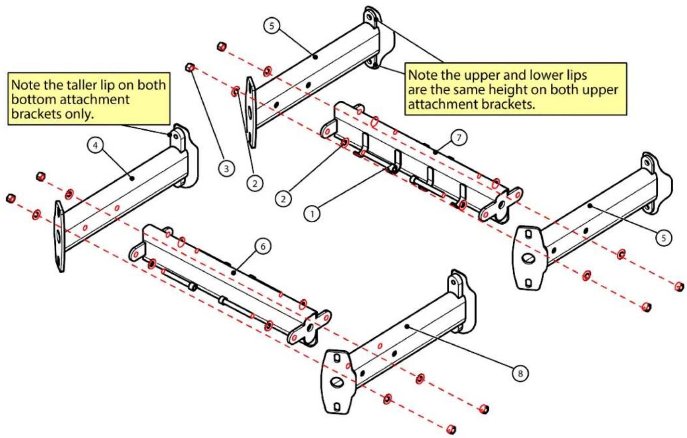 True XFT-400 - OPTIONAL ASSEMBLY STEPS: - 1