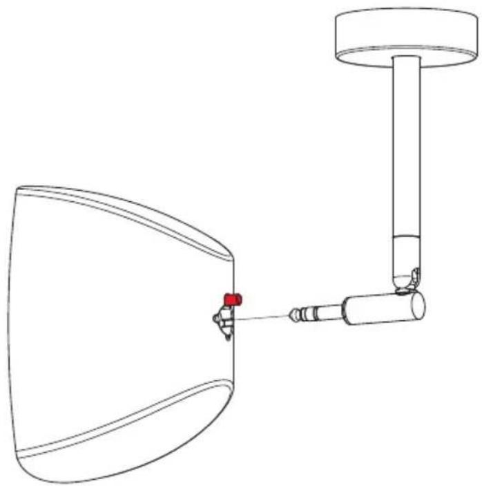 Audac ATEO2S - Detaching the speaker - 1