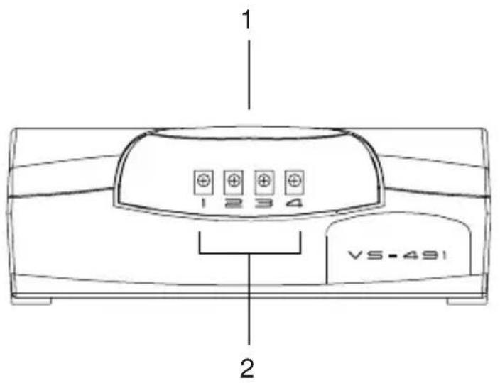 ATEN VS491 - VS-491 FRONT VIEW - 1