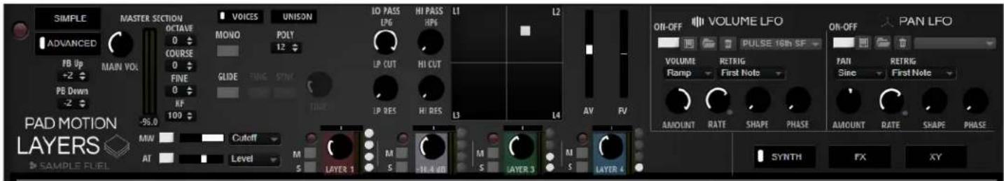 STEINBERG Pad Motion Layers - MASTER SECTION - 1
