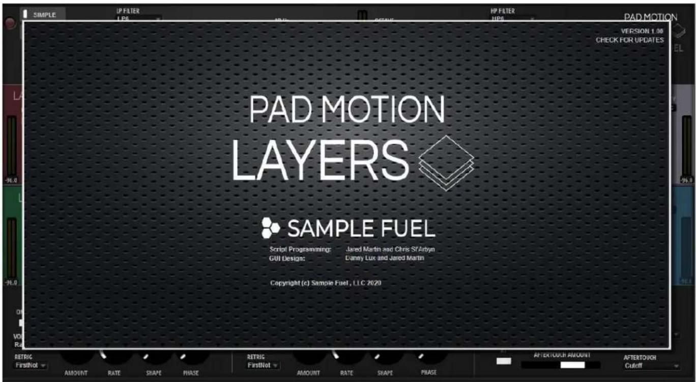 STEINBERG Pad Motion Layers - Grain Layer Parameters: - 6