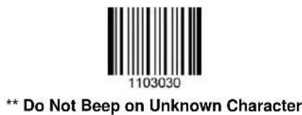 Newland EM2045-01 - Beep on Unknown Character - 2