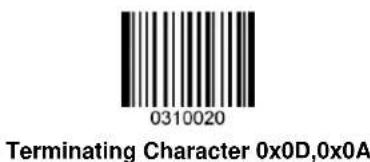 Newland EM2045-01 - Set Terminating Character Suffix - 2