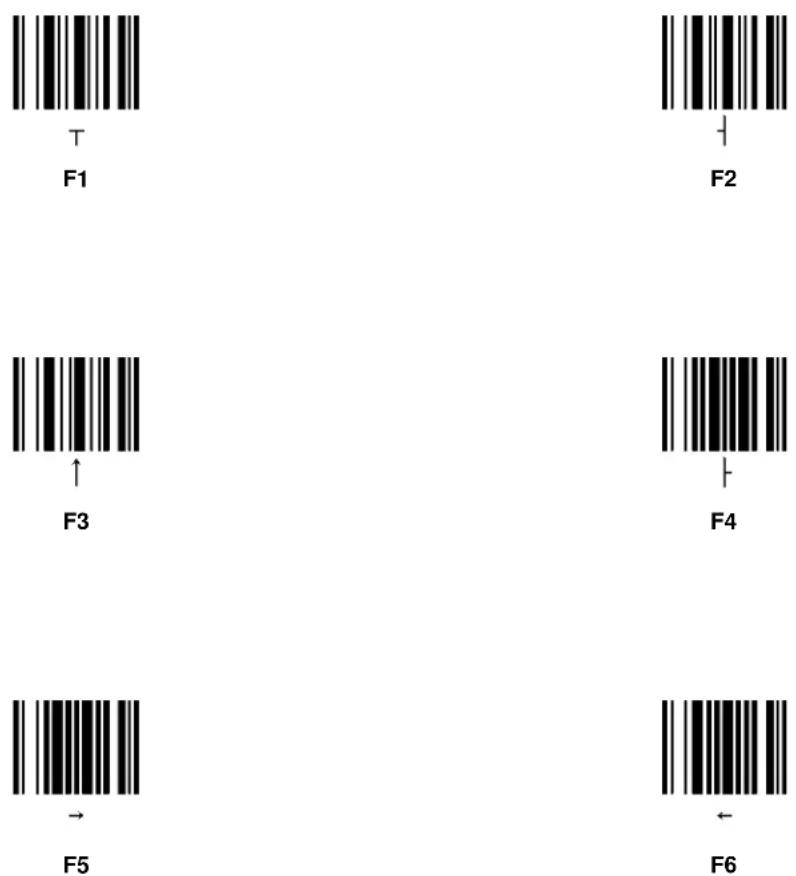 Newland EM2045-01 - Appendix 9: F-Key Barcodes - 1