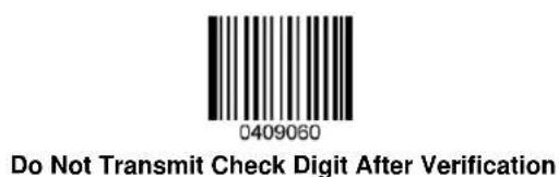 Newland EM2045-01 - Check Digit Verification - 2
