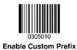 Newland EM2045-01 - Enable/Disable Custom Prefix - 1