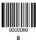 Newland EM2045-01 - Appendix 10: Digit Barcodes - 8