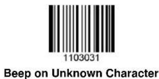 Newland EM2045-01 - Beep on Unknown Character - 1