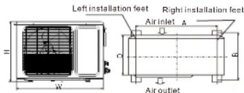 Daizuki DX09X426-21 - Installation of the outdoor unit - 1