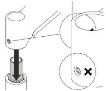 Atdec AWMS-NDB - Fit arm onto Base - 1