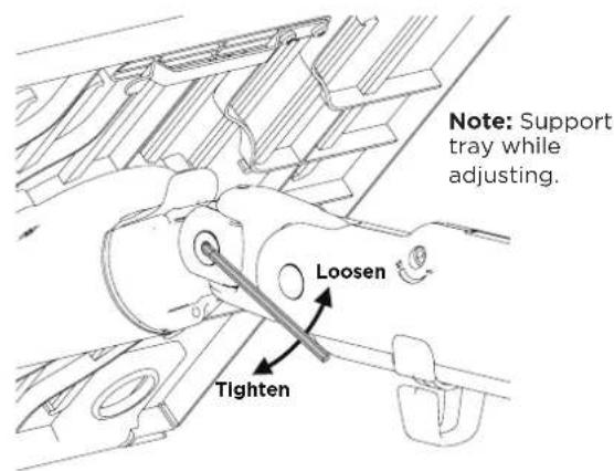 Atdec AWMS-NDB - Adjust tilt tension &amp; install security screw - 1