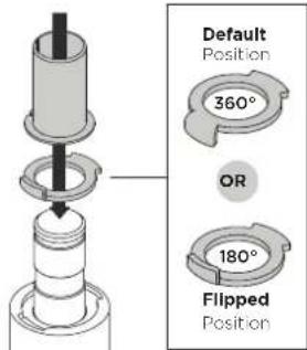 Atdec AWMS-NDB - Set arm rotation to 180^ (optional) - 3