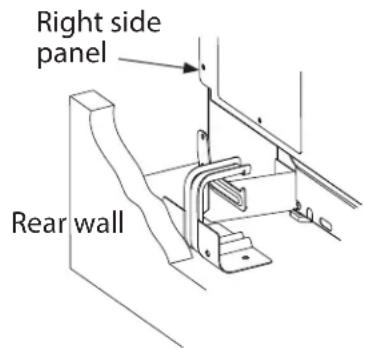 Right side panel Rear wall