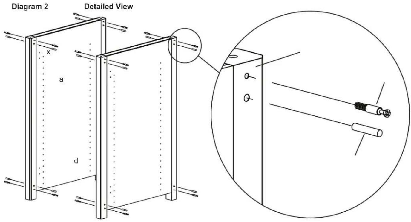 SANUS WFAV66 - Step 2: Prepare Center Panels - 1