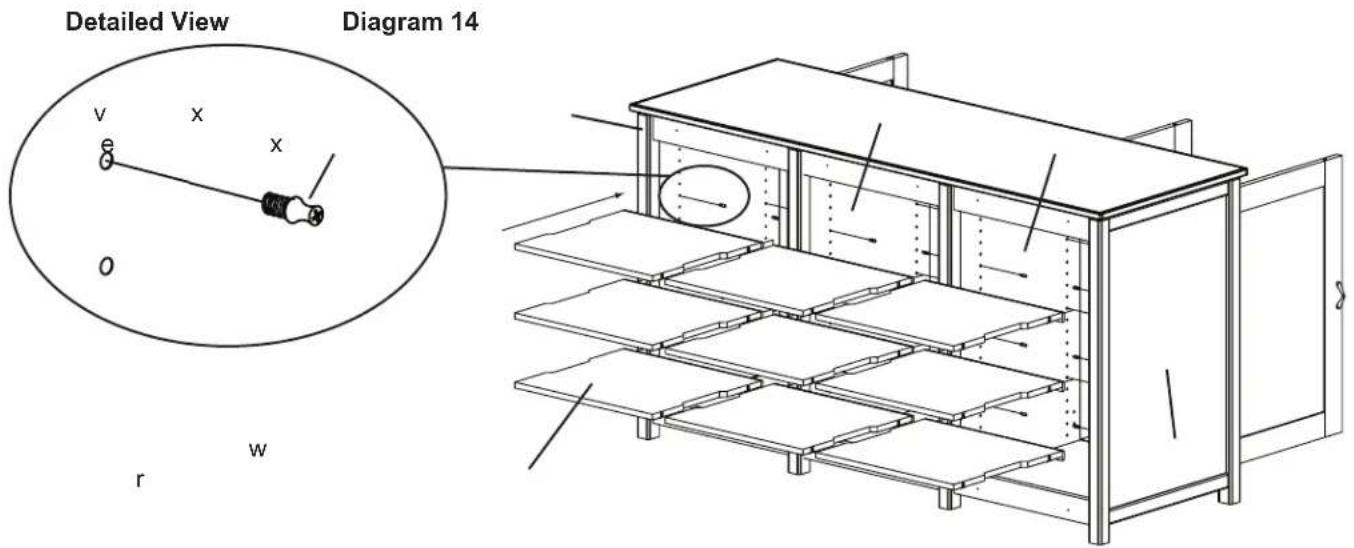 SANUS WFAV66 - Step 14: Add Mid Shelves - 1
