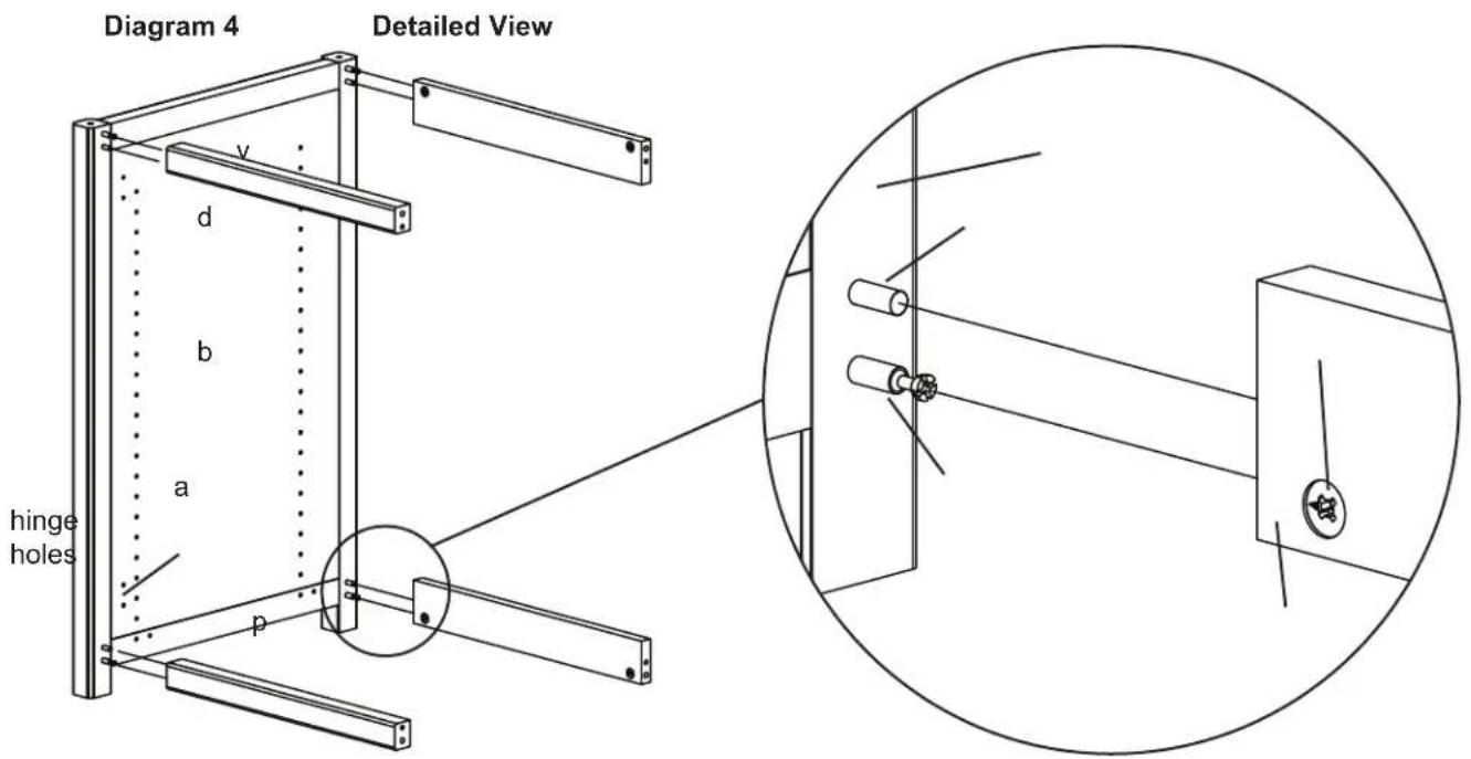 SANUS WFAV66 - Step 4: Add Stretchers - 1
