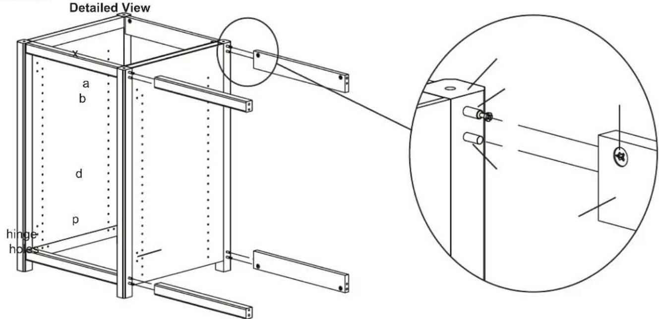 SANUS WFAV66 - Step 6: Add Stretchers - 1