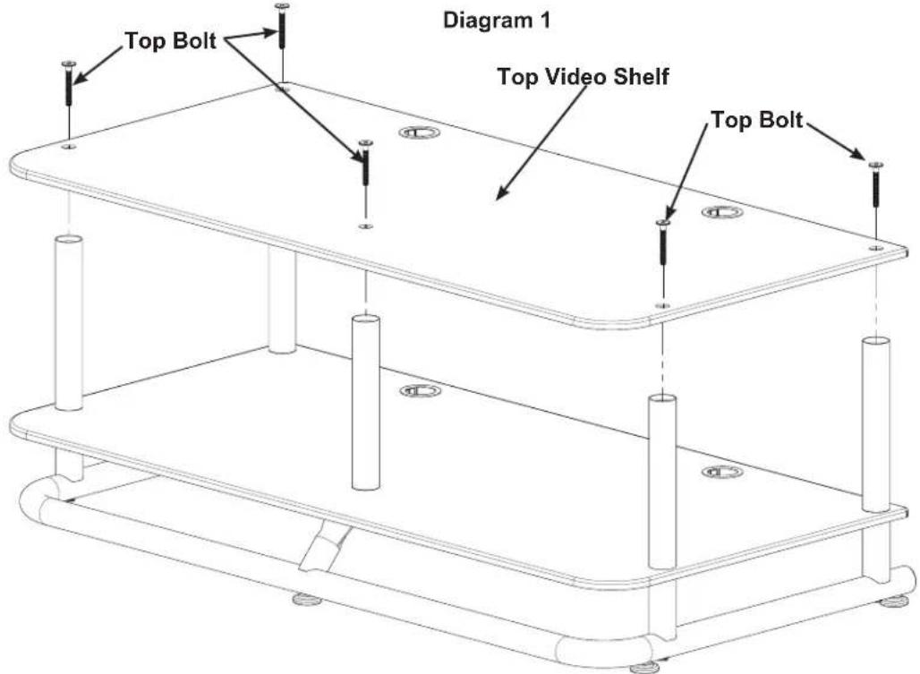 Top Bolt Diagram 1 Top Video Shelf Top Bolt