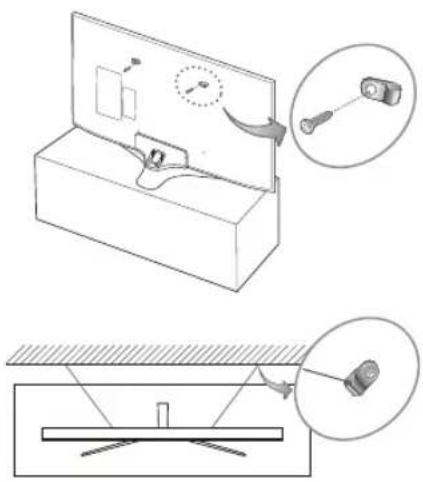 SAMSUNG UN40MU6100P - Preventing the TV from falling - 1