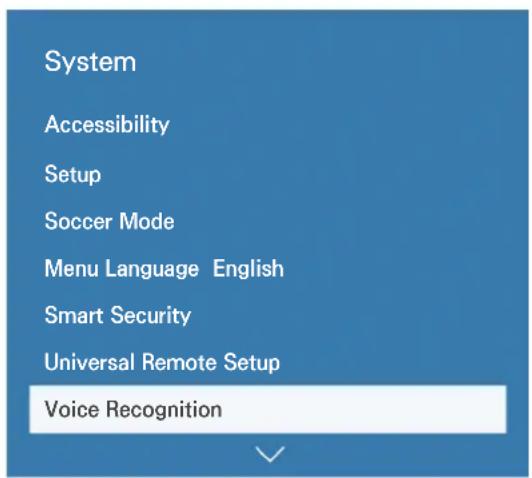 SAMSUNG UN55JU6700H - Setting up Voice Recognition - 1
