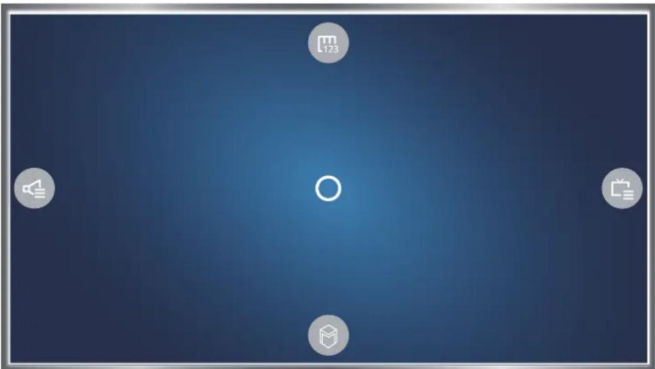 SAMSUNG UN55JU6700H - Operating the TV with the POINTER button - 1