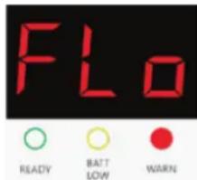 Flo READY BATT LOW WARN