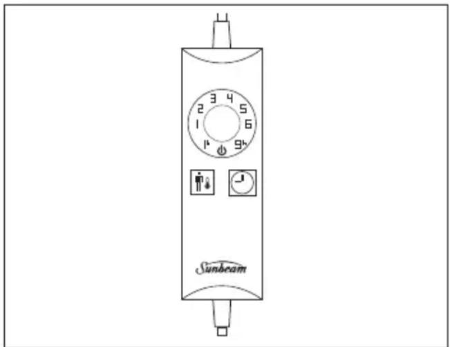SUNBEAM Sleep Perfect BLQ5471 - Using your 6 heat digital timer control - 1