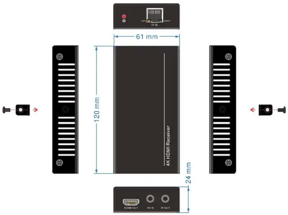 Siig CE-H23W11-S1 - HDBaseT Receiver - 1