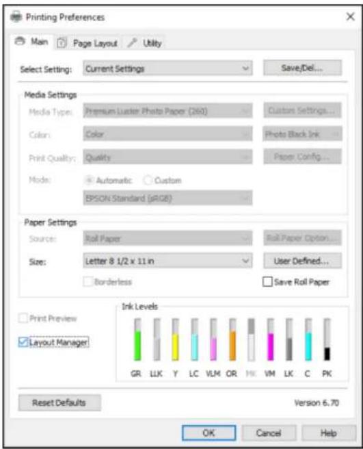 EPSON SureColor P50000Ce Plus - UsingLayoutManager-Windows - 8
