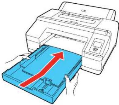 EPSON SureColor P50000Ce Plus - LoadingCutSheetsinthePaperCassette - 8