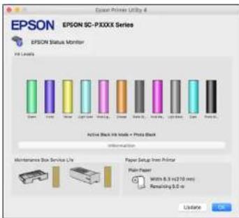 EPSON SureColor P50000Ce Plus - SelectEPSONStatusMonitor. - 1