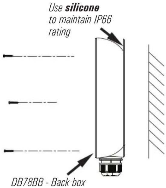 i3International Ax68R - Note on supplied mounting hardware and IP66 rating - 1