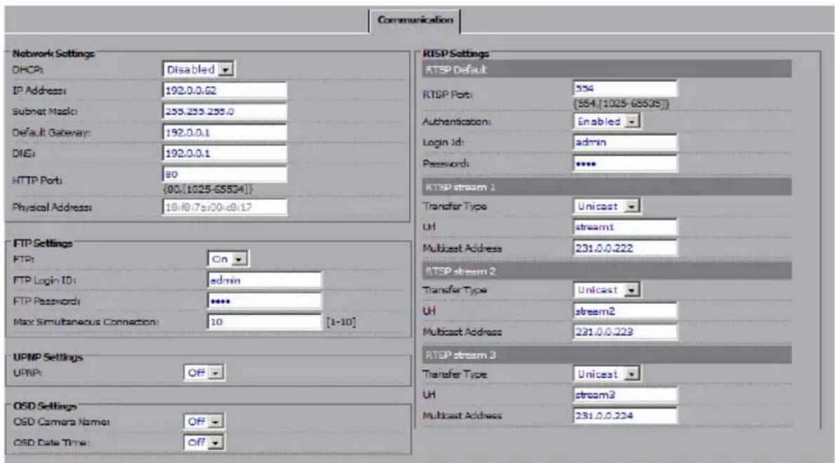 i3International Ax62 - Communication Setup - 1
