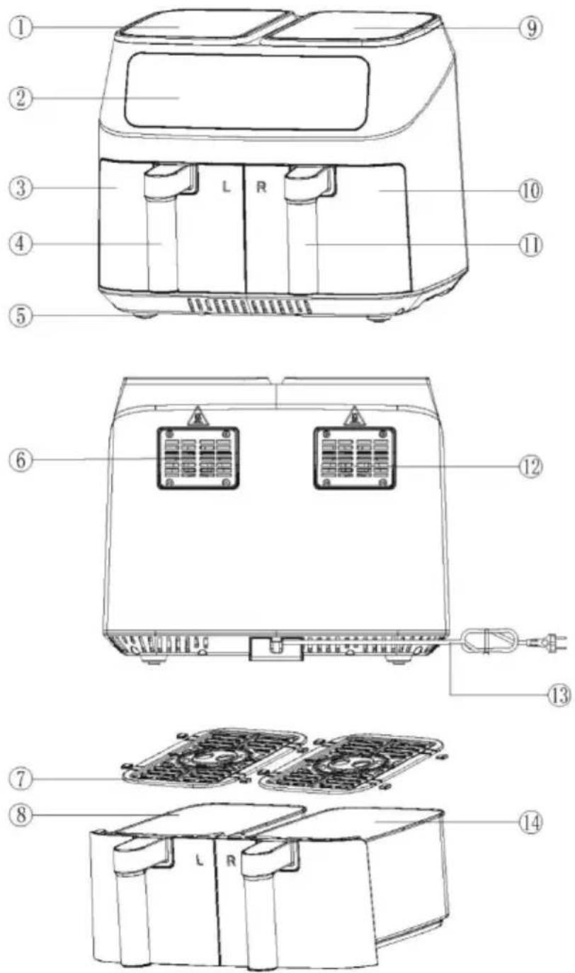 Healthy Choice AFDZ300 - PLEASE READ AND SAVE THIS INSTRUCTION MANUAL FOR FUTURE REFERENCE - 1