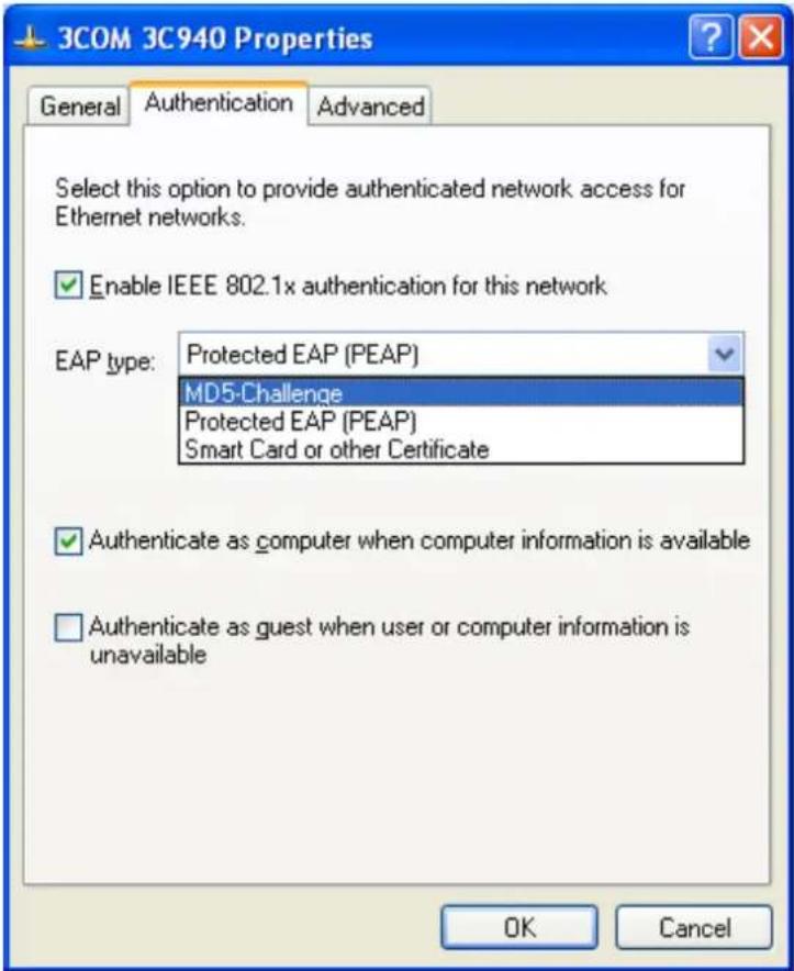 Planet WGS-5225-8T2SV - ■ Configure Sample: EAP-MD5 Authentication - 2