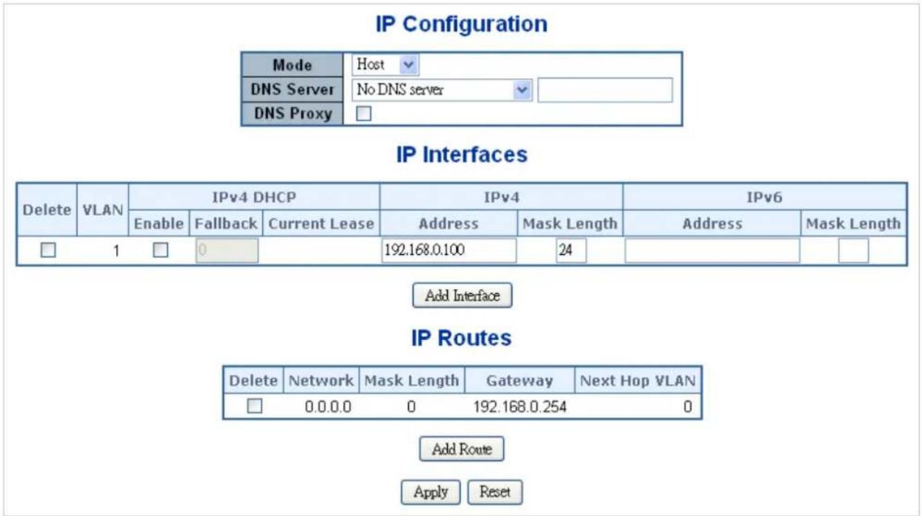 Planet WGS-5225-8T2SV - IP Configuration - 1