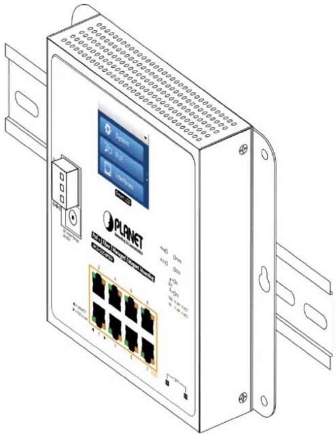 Planet WGS-5225-8T2SV - DIN-rail Installation - 3