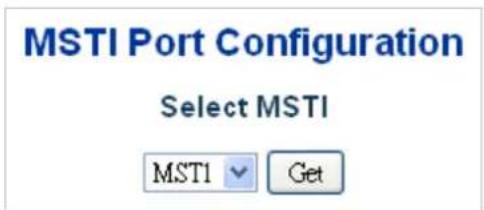 Planet WGS-5225-8T2SV - MSTI Ports Configuration - 1