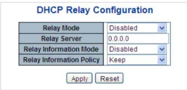 Planet WGS-5225-8T2SV - DHCP Relay - 1