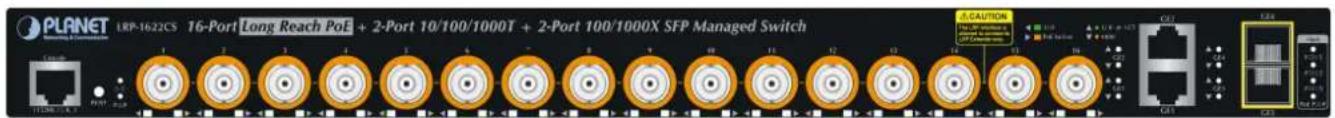 Planet LRP-822CS - Front Panel - 1