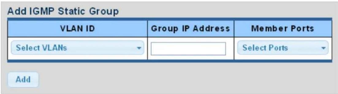 Planet LRP-822CS - IGMP Static Group - 1