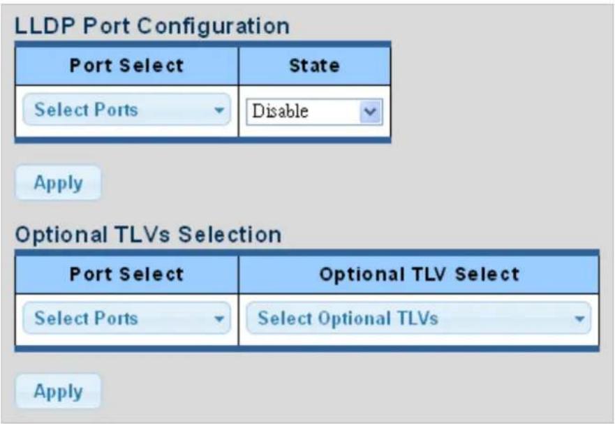 Planet LRP-822CS - LLDP Port Setting - 1