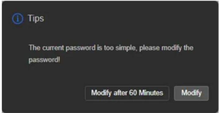 Planet ICA-4480F - Changing password - 1