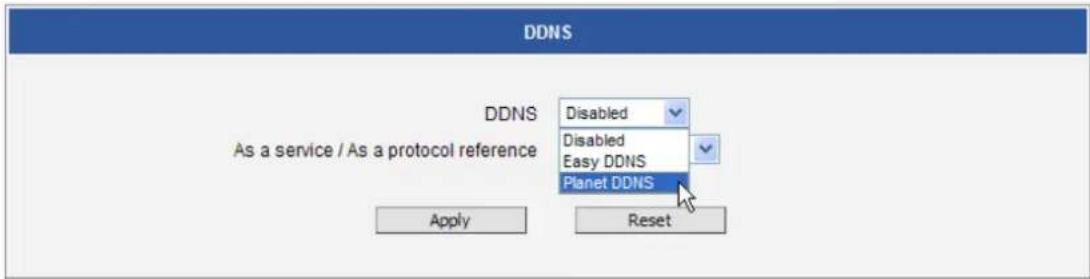 Planet ICA-E6260 - DDNS - 2
