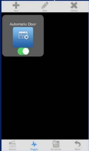 Planet HZS-100 - Step 4. Create Trigger via smart phone. - 5