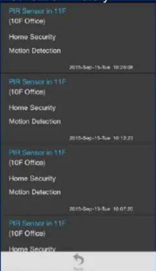 Planet HZS-100 - Step 4. Create Trigger via smart phone. - 6