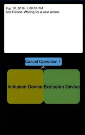 Planet HZS-100 - Step 1. Include a Z-Wave device via smart phone (Android/iOS). - 4